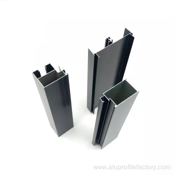 Aluminum profile for glass doors and windows